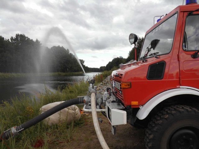 Jugendfeuerwehr Basdow Übung in Dalldorf