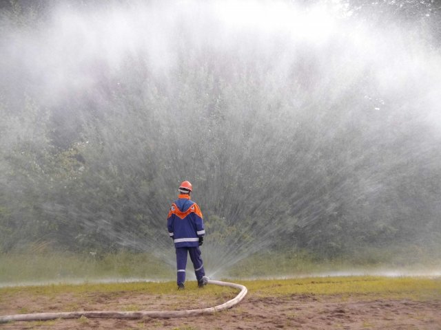 Jugendfeuerwehr Basdow Übung in Dalldorf