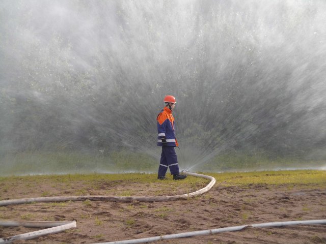 Jugendfeuerwehr Basdow Übung in Dalldorf