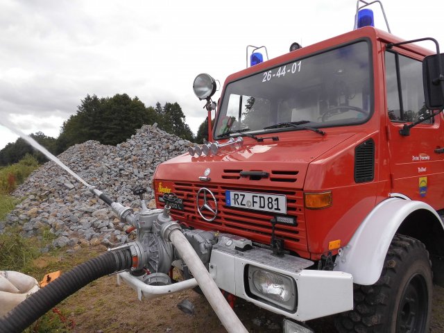 Jugendfeuerwehr Basdow Übung in Dalldorf